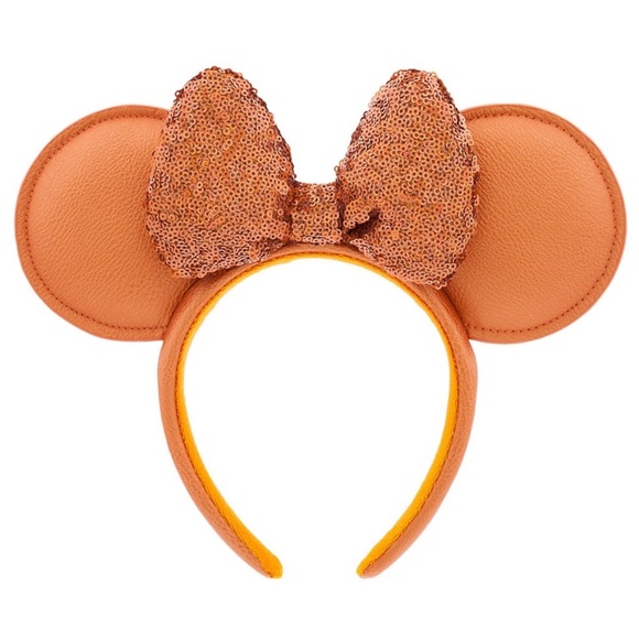Disney Accessories - NWT Disney Minnie Mouse Ear Headband in Peach Punch